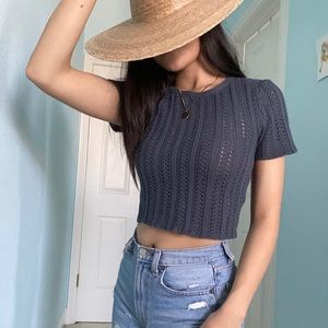 Kimchi Blue Cropped Sweater